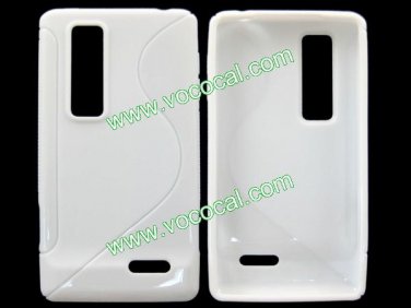 S Line TPU Protective Case Cover Skin for LG Optimus 3D Max P720 White