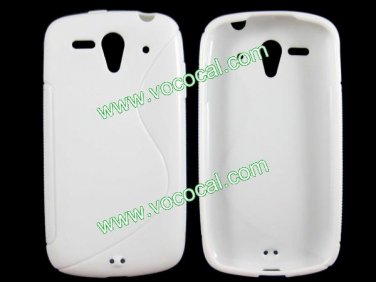 S Line Soft Flexible TPU Case Cover Skin for Huawei Ascend G300 U8818 White
