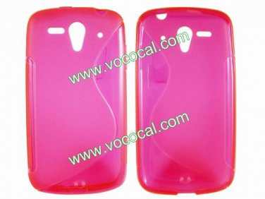 S Line Soft Flexible TPU Case Cover Skin for Huawei Ascend G300 U8818 Pink