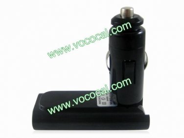 90 Degree Foldable Universal Mini USB Car Charger for iPhone HTC Black