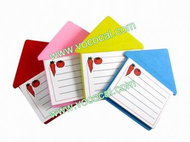 House Style Memo Note Pad Fridge Magnet Refrigerator Sticker
