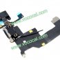 Charging Port and Headphone Jack Flex Cable Replacement for iPhone 5 Black
