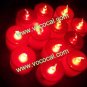 12 x Romantic Night Wedding Party Flameless LED Candle Light Lamp Red