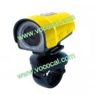 HD Waterproof 20M Outdoor Sport Action Camera DV Camcorder Yellow