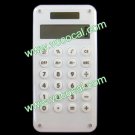 10 Digits Creative Maze Game Solar Calculator White