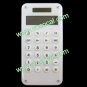 10 Digits Creative Maze Game Solar Calculator White