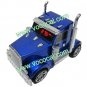 Truck Car Shape TF Card USB FM Radio Mini Portable Speaker Sound Box Blue