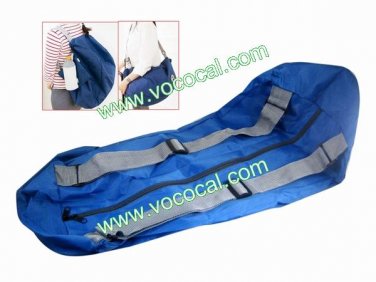 Multifunctional Foldable Shopping Travel Backpack Shoulder Bag Pouch Blue