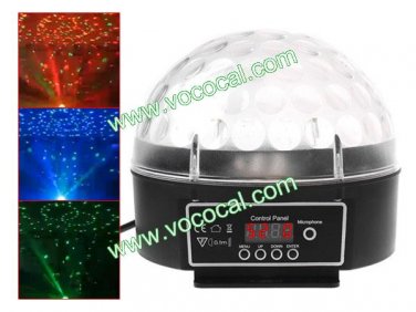 Disco Party Club Stage Lighting LED RGB DMX512 Ball Light W/ Control Panel