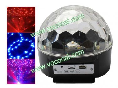 Disco Party DJ Stage Lighting LED RGB MP3 Ball Light W/ U Disk