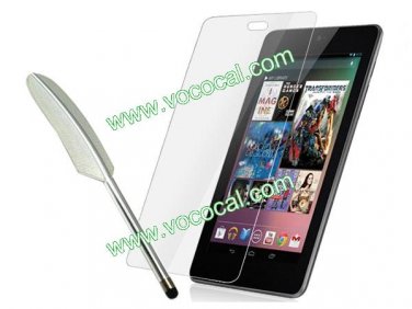 Ultra Clear HD Screen Protector Guard Film for Google Nexus 7 + Feather Stylus