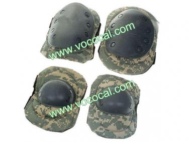 Tactical Knee and Elbow Pad Protection Sets Camouflage