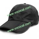 Fashion Folding Waterproof Dacron Men Women Sport Cap Hat Black