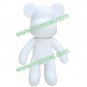 DIY Paint Lovely Bear Vinyl Toy for Children Kids Adult White