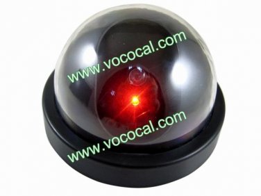 Fake Dummy Dome Security CCTV Surveillance Camera With Light