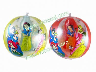Cute Summer Pool Beach Inflatable Ball With Sea-maid Pattern