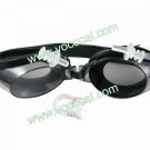 Children Kids Swimming Swim Goggles With Earplug Nose Clip Black