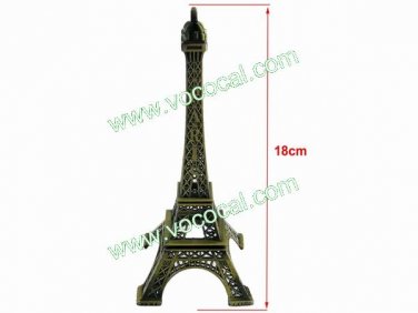 Paris Eiffel Tower Display Model Home Office Desk Decoration Bronze