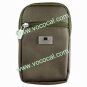 Men Sport Waist Bag Cell Phone Pouch Change Purse W/ Hanger Khaki