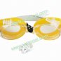 Children Kids Swimming Swim Goggles With Earplug Nose Clip Yellow
