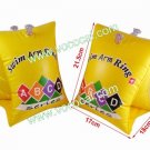 1 Pair Inflatable Swimming Arm Bands Armbands for Adult Yellow