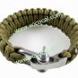Adjustable Paracord Parachute Cord Survival Bracelet Wristband w/ Steel Buckle