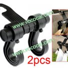 2x Universal Car Truck Seat Headrest Hanger Organizer Hook Holder Black