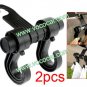2x Universal Car Truck Seat Headrest Hanger Organizer Hook Holder Black