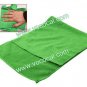 30*70cm Microfiber Car Window Cleaning Towel Rag Green + Car Wash Glove