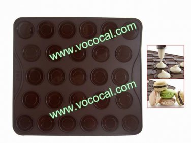 Heat-resistant Macaron Special Silicone Baking Mat Pad 27 Cake Mold Tray
