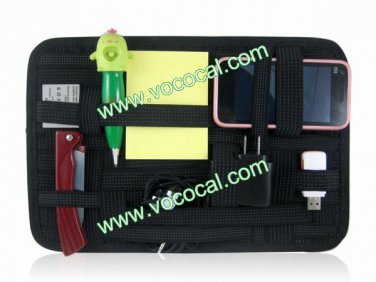 Multifunction Elastic Travel Organizer Storage Board Bag for Electronic Gadgets