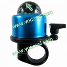 Handlebar Bell Ring Sound With Compass for Bike Bicycle Blue