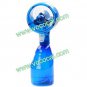 Portable Mini Battery Powered Water Spray Cooling Cooler Fan Blue