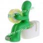 Funny Closestool Toilet Boy Memo Card Pen Tape Holder Dispenser