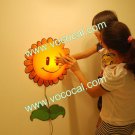 Cute Sunflower DIY Home Room Decor Wallpaper Wall Sticker Night Light Lamp