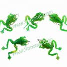 5 Pcs Soft Frog Fishing Lure Fish Bait Molds Tackle With Hook