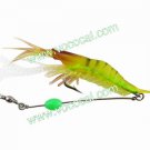 Glow Shrimp Fishing Lure Fish Bait Molds Tackle With Hook