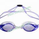Unisex Adjustable Silicone Strap Swimming Swim Goggles Anti UV Anti-fog Purple