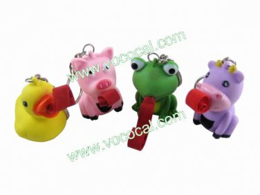 4 x Cute Long Tongue Squeeze Stress Relief Kids Toy Toys Keychain Key Chain