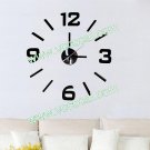 Room Decor Adhesive Digit DIY Modern House Decoration Wall Clock