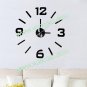 Room Decor Adhesive Digit DIY Modern House Decoration Wall Clock