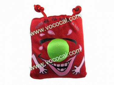 Laughter Laugh Laughing Music Bag Pouch Toys for Kid Children Red
