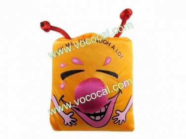 Laughter Laugh Laughing Music Bag Pouch Toys for Kid Children Orange