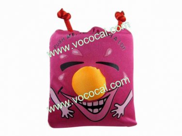 Laughter Laugh Laughing Music Bag Pouch Toys for Kid Children Rose