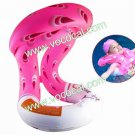 Inflatable Children Swimming Float Tube Swim Ring Trainer Pink