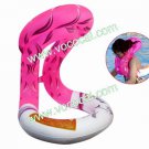 Inflatable Swimming Float Tube Swim Ring Trainer Pink