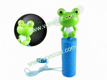 Battery Powered Hand Held Portable Cute Small Mini Fan W/ Frog Shape