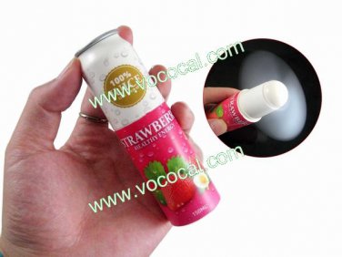 Battery Powered Hand Held Portable Cute Mini Fan W/ Soft Drink Bottle Shape