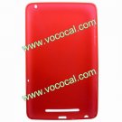 TPU Tablet Case Cover Skin for Google Nexus 7 Red