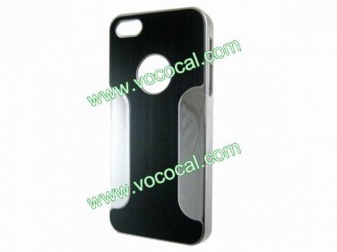 Luxury Plating Hard Protective Case Cover Skin for iPhone 5 Black
